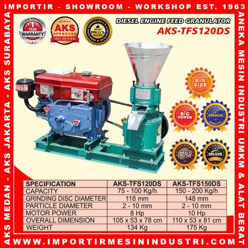 Mesin Pencetak Pelet Pakan/Mesin Pembuat Pelet Pakan Ikan AKS-TFS120DS