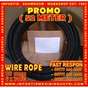 WIRE ROPE Ukuran 18 mm (6 x 24 F.C.) PROMO 52 meter