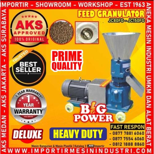 Mesin Pencetak Pellet Pakan Granulator Machine AKS - JC80FG