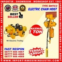 Kerekan Takel / Katrol / Chain Hoist Electric 1 Ton 3 m - BN1TC3