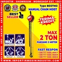 Chain Block / Chain Hoist Manual 2 ton x 3 meter AKS - BD2TM3