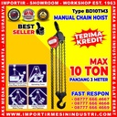 Chain Hoist Original / Katrol Kerekan Manual Takel 10 Ton - BD10TM3