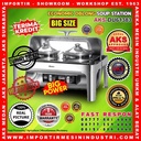Prasmanan Roll Top Chafing Dish Economic Oblong Soup Station DU61383