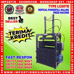 [EZM.3604060] Alat press Plastik Kardus Botol kemasan Sampah 50 Ton / 11 Kw - LG50TB