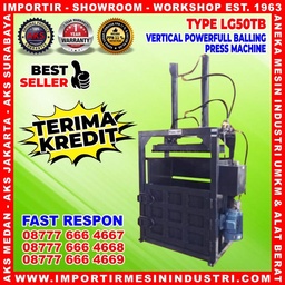[EZM.3603670] Alat / Mesin Press Sampah Plastik Kardus Botol kemasan 50 TON - LG50TB