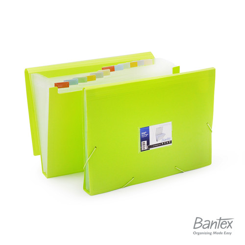 Bantex Expanding File A4 Lime 3600 65