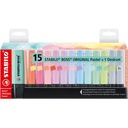 STABILO BOSS ORIGINAL Pastel Deskset 15 / Limited Edition / Highligher