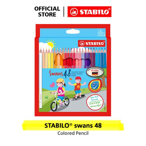 STABILO Swans Colored Pencils 48 pcs / Pensil Warna isi 48 pcs