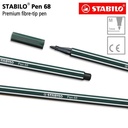 STABILO Pen 68 Earth Green Isi 1 pcs / Highlighter Pen / Marker