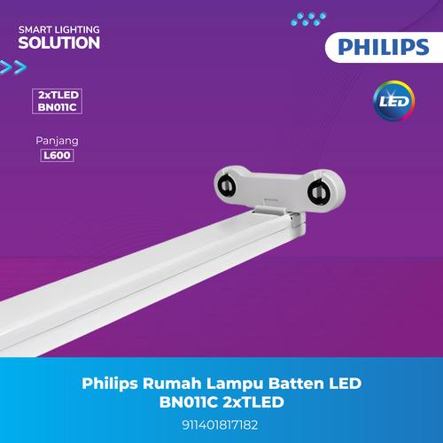 Philips Rumah Lampu Batten LED BN011C 2xTLED L600 G2