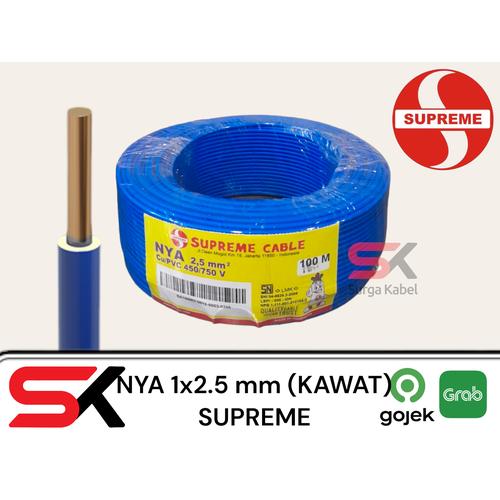 NYA 1x2.5mm SUPREME / NYA 1 x 2.5 mm/ KABEL GROUNDING TUNGGAL 2.5mm