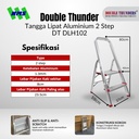 Tangga Lipat Double Thunder DLH102 2 Step Aluminum Ladder Anti Slip
