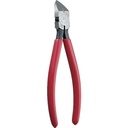 Tang Potong KEIBA PL-757 Plastic Nipper 45 Degree Type (Flat Blade Shape) 175mm Plastik Derajat Per Spring