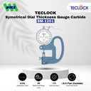 TECLOCK SM-1201 Symetrical Dial Thickness Gauge Carbide 10mm