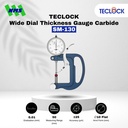 Alat Ukur Ketebalan TECLOCK SM-130 Wide Dial Thickness Gauge 50mm