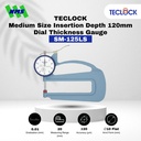 TECLOCK SM-125LS Dial Thickness Gauge 20mm with  Insertion Depth 200mm