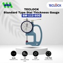 Alat Ukur Ketebalan TECLOCK SM-112-80G Dial Thickness Gauge 10mm 0.8N