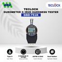 TECLOCK GSD-751K Durometer Hardness Tester 44450mN Shore C Digital