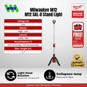 Lampu Lighting Milwaukee M12 SAL LED STAND LIGHT - Standing Lamp