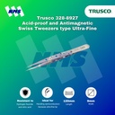 Pinset TRUSCO 1G-SA Acid-proof Antimagnetic Swiss Tweezers 120mm Fine