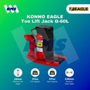 Toe Jack / Bottle Jack 6 Ton Dongkrak Botol KONNO EAGLE G-60L