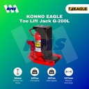 Toe Jack / Bottle Jack 20 Ton Dongkrak Botol KONNO EAGLE G-200L