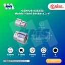 Kunci Shock GENIUS 625252 Hand Sockets 3/4" x 52mm 6pt. L=70mm