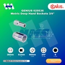 Kunci Shock GENIUS 629536 Deep Hand Sockets 3/4" x 36mm 6pt. L=90mm