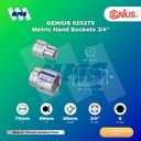 Kunci Shock GENIUS 625275 Hand Sockets 3/4" x 75mm 6pt. L=90mm