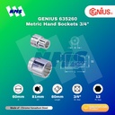 Kunci Shock GENIUS 635260 Hand Sockets 3/4" x 60mm 12pt. L=80mm
