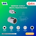 Kunci Shock GENIUS 433817 Hand Sockets 1/2" x 17mm 12pt. L=38mm
