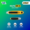 Pisau Pemotong OLFA SK-8 Safety Cutter Auto Retract Blade Original