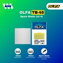 Refill Pisau OLFA TB-45 Spare Blade Scraper for T-45 Ori Isi 4 pcs