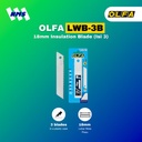 Refill Cutter OLFA LWB-3B 18mm Insulation Blade Isi 3 Pcs Ori Gerigi