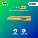 Pisau Cuter OLFA SL-1 Snap-Off 18mm Blade Heavy Duty Safety Tractor Locking Cutter Pemotong Kardus