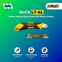 Pisau Cutter OLFA L7-AL Snap-Off 18mm Blade Cutter Heavy Duty Auto Lock Pemotong Kardus