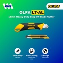 Pisau Cutter OLFA L7-AL Snap-Off 18mm Blade Cutter Heavy Duty Auto Lock Pemotong Kardus