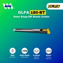 Pisau Potong OLFA 180-BT Snap-Off Blade Cutter 180 Black Original Kater