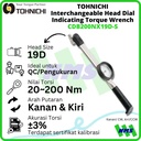 TOHNICHI CDB200NX19D-S Interchangeable Dial Torque Wrench 20～200 Nm