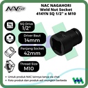 Kunci Shock 414YN NAC NAGAHORI Weld Nut Socket SQ 1/2" x 14mm x M10