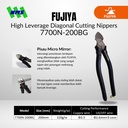 Tang FUJIYA 7700N-200BG High Leverage Diagonal Cutting Nipper Kurokin