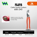 Tang Potong Kabel FUJIYA 600-240 Cable Handy Cutters Japan