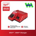 Milwaukee M12-18C Charger untuk Semua Baterai M12 - M18