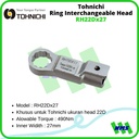 Kunci Ring 27mm Tohnichi Ring Interchangeable Head RH22Dx27 untuk 22D
