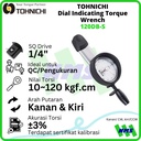 Kunci Torsi DB120M-S 14-120 Kgf.cm 1/4" TOHNICHI Dial Torque Wrench (Sebelumnya 120DB-S)