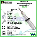 Obeng Torsi 12LTD 2-12 kgfcm TOHNICHI Adjustable Torque Screwdriver