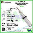 Obeng Torsi 6LTD 1-6 kgf.cm TOHNICHI Adjustable Torque Screwdriver