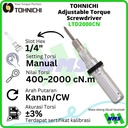 Obeng Torsi LTD2000CN 400-2000cNm TOHNICHI Torque Screwdriver