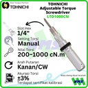 Obeng Torsi LTD1000CN 200-1000cNm TOHNICHI Torque Screwdriver