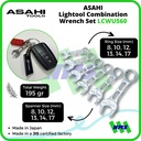 Kunci Kombinasi ASAHI 8, 10, 12, 13, 14, 17mm LCWUS60 Lightool Wrench
